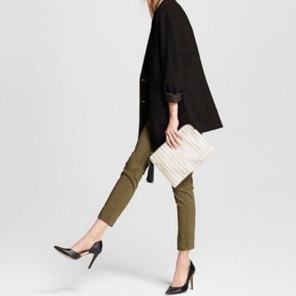 Olive Skinny Ankle Pants (Who What Wear)